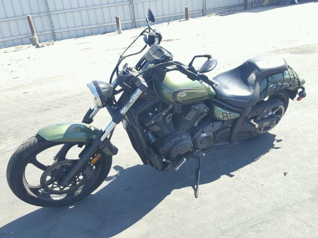 JYAVP33Y5FA001115 - 2015 YAMAHA XVS1300 CU GREEN photo 2