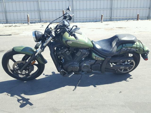 JYAVP33Y5FA001115 - 2015 YAMAHA XVS1300 CU GREEN photo 9