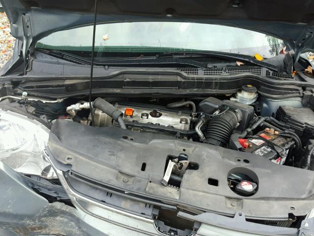 5J6RE4H51AL064672 - 2010 HONDA CR-V EX ლურჯი ფოტო 7