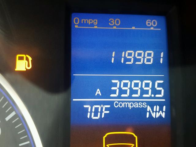 5J6RE4H51AL064672 - 2010 HONDA CR-V EX ლურჯი ფოტო 8