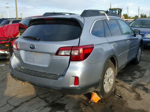 4S4BSBCC5F3212352 - 2015 SUBARU OUTBACK 2. SILVER photo 4