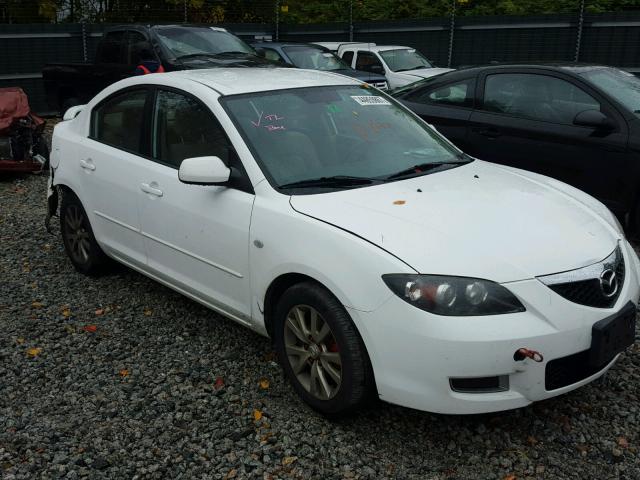 JM1BK32F371758327 - 2007 MAZDA 3 WHITE photo 1