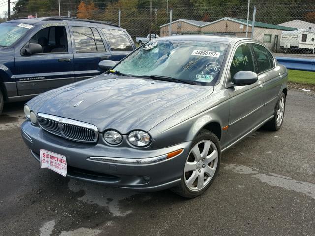 SAJEA51C14WE02058 - 2004 JAGUAR X-TYPE 3.0 GRAY photo 2