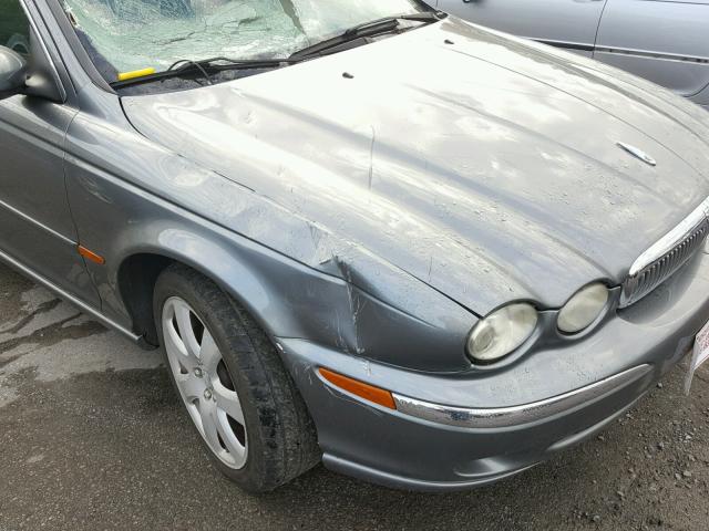 SAJEA51C14WE02058 - 2004 JAGUAR X-TYPE 3.0 GRAY photo 9