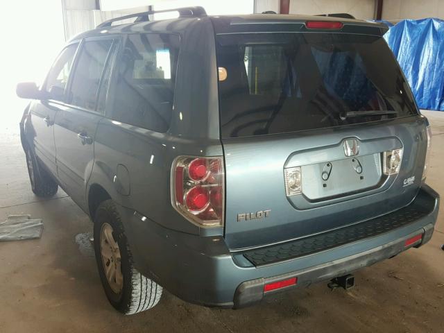 5FNYF28278B012274 - 2008 HONDA PILOT VP BLUE photo 3