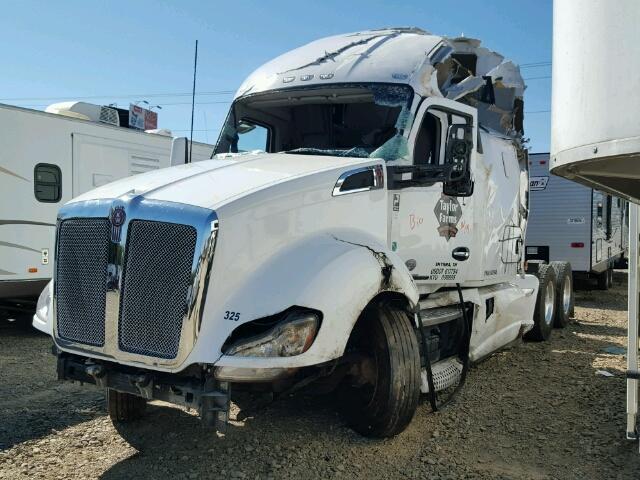 1XKYD49X6FJ431948 - 2015 KENWORTH CONSTRUCTI WHITE photo 2