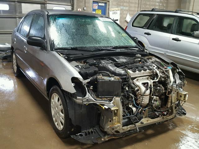 2HGES16504H592463 - 2004 HONDA CIVIC GRAY photo 1