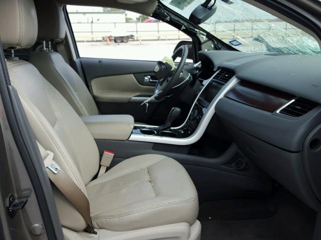2FMDK3KC1EBA50136 - 2014 FORD EDGE Сірий фото 5