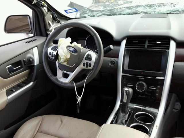 2FMDK3KC1EBA50136 - 2014 FORD EDGE Сірий фото 9