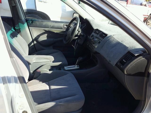 2HGES16553H517482 - 2003 HONDA CIVIC SILVER photo 5