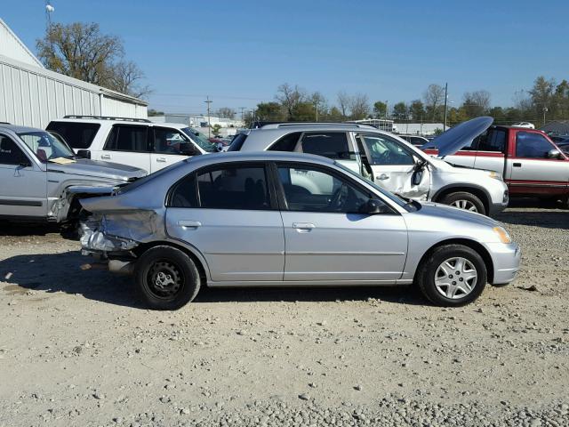 2HGES16553H517482 - 2003 HONDA CIVIC SILVER photo 9