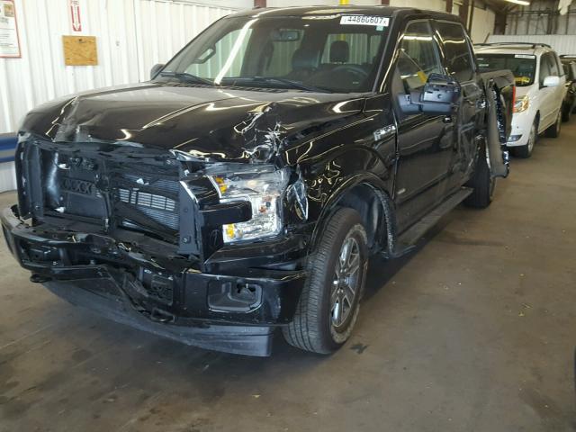 1FTEW1EP1HKC05830 - 2017 FORD F150 SUPER BLACK photo 9