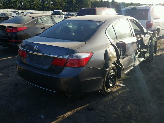 1HGCR2F31DA175701 - 2013 HONDA ACCORD GRAY photo 4