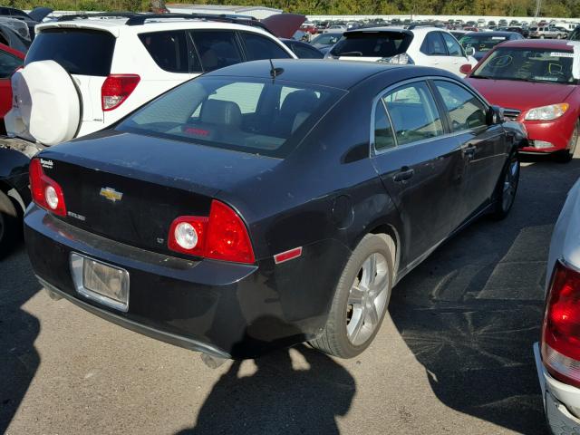 1G1ZJ57769F178308 - 2009 CHEVROLET MALIBU 2LT BLACK photo 4