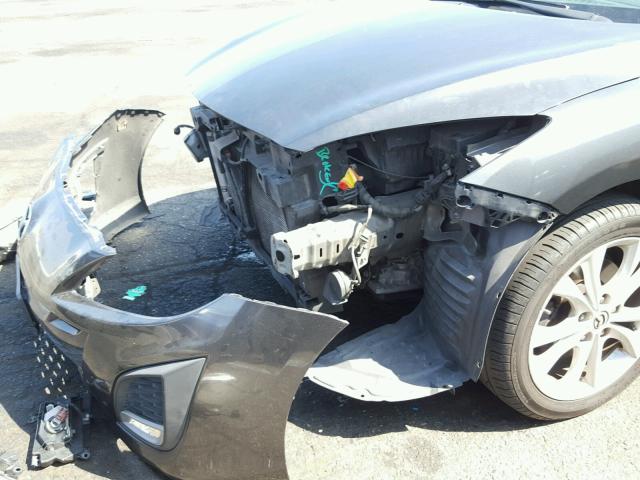 JM1BL1U60B1383584 - 2011 MAZDA 3 S GRAY photo 9