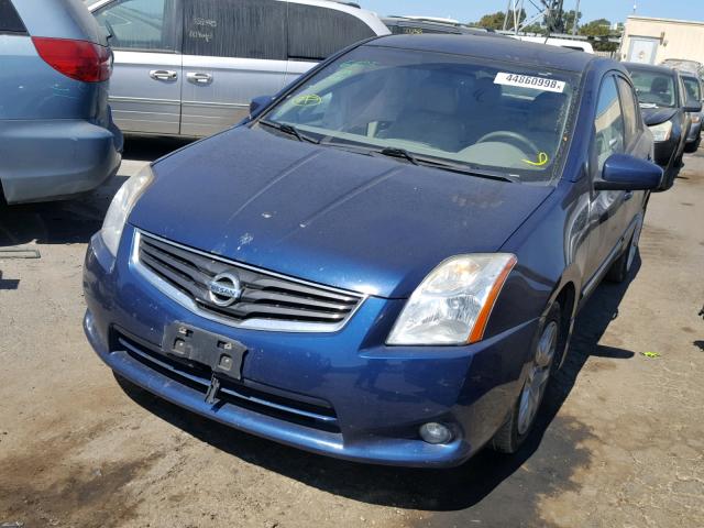 3N1AB6AP6CL745889 - 2012 NISSAN SENTRA 2.0 BLUE photo 2