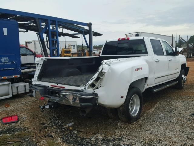 1GC4K0C87FF657154 - 2015 CHEVROLET SILVERADO WHITE photo 4