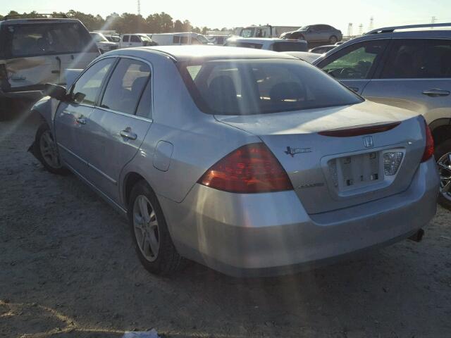 1HGCM56306A007891 - 2006 HONDA ACCORD SE SILVER photo 3