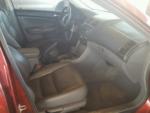 1HGCM56835A158525 - 2005 HONDA ACCORD MAROON photo 5