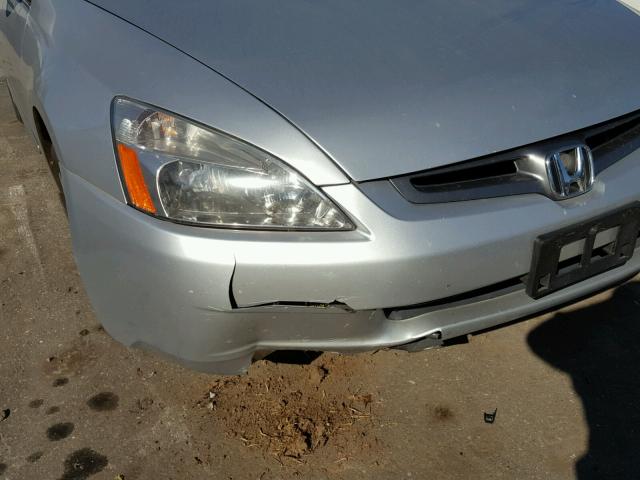 1HGCM55354A146252 - 2004 HONDA ACCORD LX SILVER photo 9