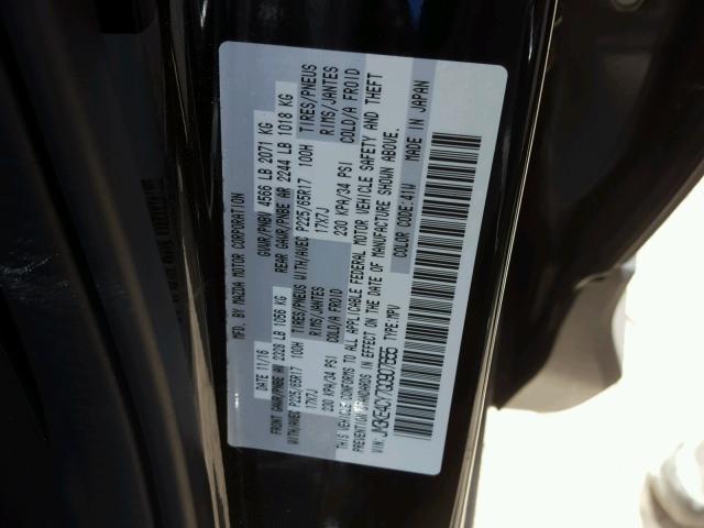 JM3KE4CY7G0907655 - 2016 MAZDA CX-5 TOURI BLACK photo 10