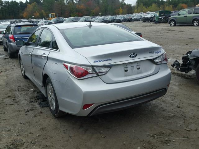 KMHEC4A48DA086157 - 2013 HYUNDAI SONATA HYB GRAY photo 3