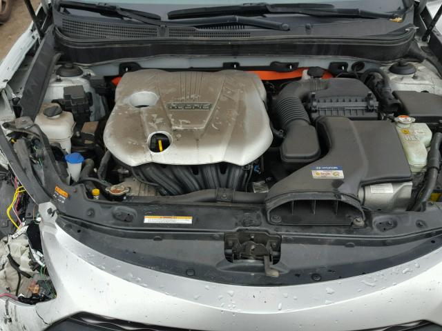 KMHEC4A48DA086157 - 2013 HYUNDAI SONATA HYB GRAY photo 7