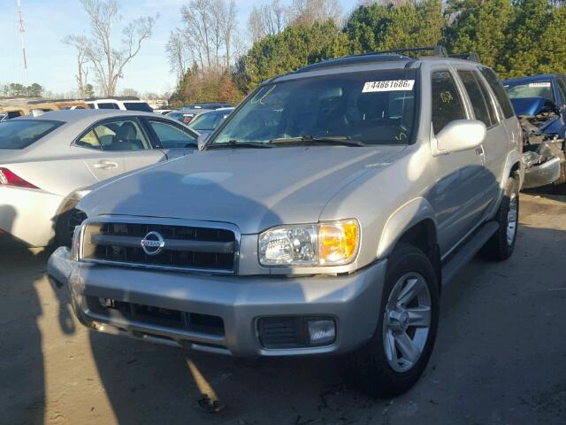 JN8DR09Y22W731937 - 2002 NISSAN PATHFINDER SILVER photo 2