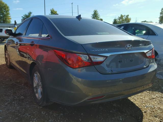 5NPEB4AC9DH588568 - 2013 HYUNDAI SONATA GLS GRAY photo 3