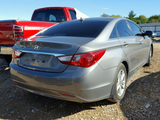 5NPEB4AC9DH588568 - 2013 HYUNDAI SONATA GLS GRAY photo 4