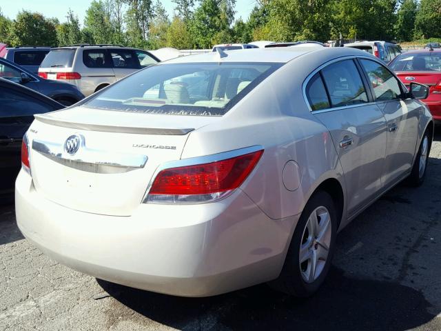 1G4GA5GC4AF318822 - 2010 BUICK LACROSSE C BEIGE photo 4