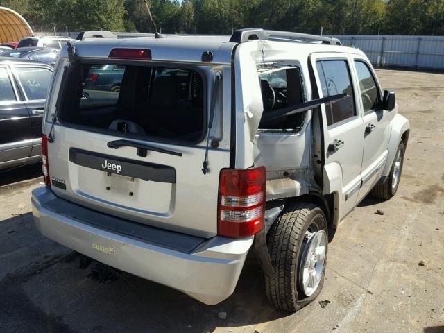 1J8GN28K59W523311 - 2009 JEEP LIBERTY SP SILVER photo 4