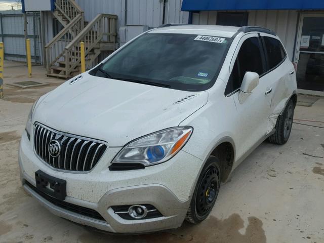 KL4CJBSB6DB154513 - 2013 BUICK ENCORE CON WHITE photo 2