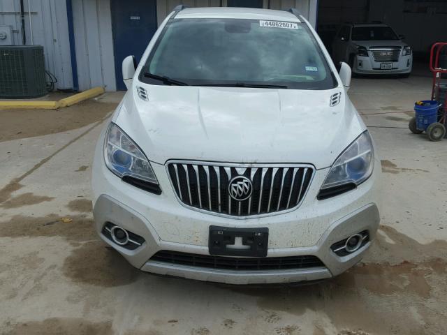 KL4CJBSB6DB154513 - 2013 BUICK ENCORE CON WHITE photo 9