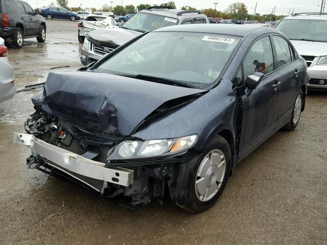 JHMFA36246S027991 - 2006 HONDA CIVIC BLUE photo 2