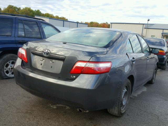 4T1BE46K37U005346 - 2007 TOYOTA CAMRY NEW GRAY photo 4