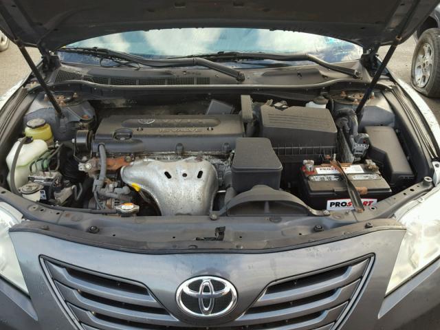 4T1BE46K37U005346 - 2007 TOYOTA CAMRY NEW GRAY photo 7