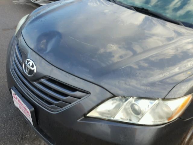 4T1BE46K37U005346 - 2007 TOYOTA CAMRY NEW GRAY photo 9