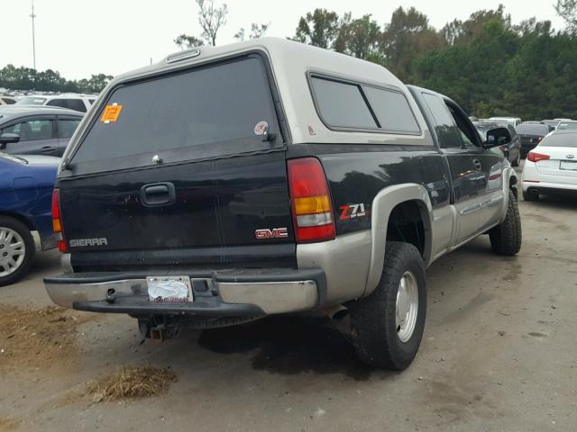 2GTEK19T331391625 - 2003 GMC NEW SIERRA BLACK photo 4