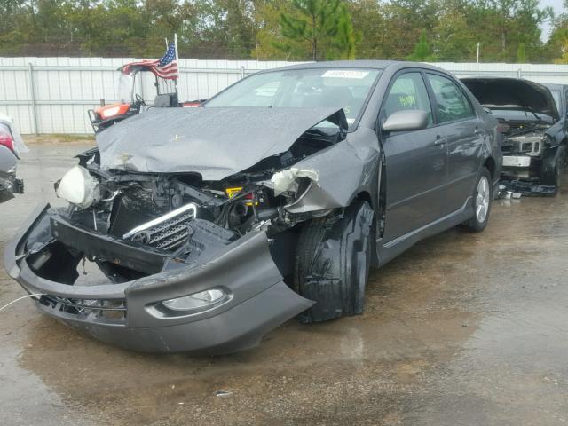 2T1BR32E67C764704 - 2007 TOYOTA COROLLA GRAY photo 2