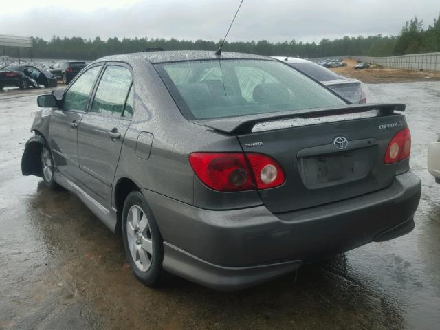 2T1BR32E67C764704 - 2007 TOYOTA COROLLA GRAY photo 3