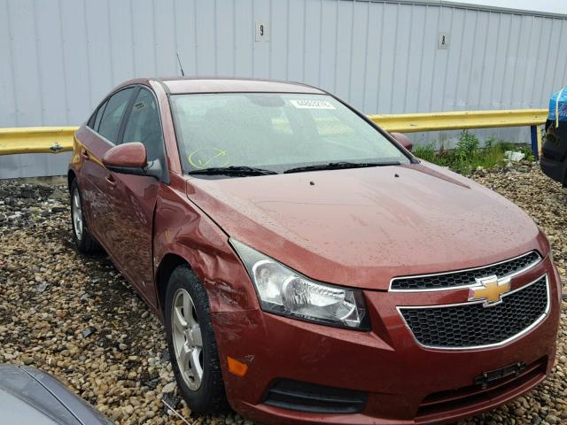 1G1PC5SB9D7217523 - 2013 CHEVROLET CRUZE LT ORANGE photo 1