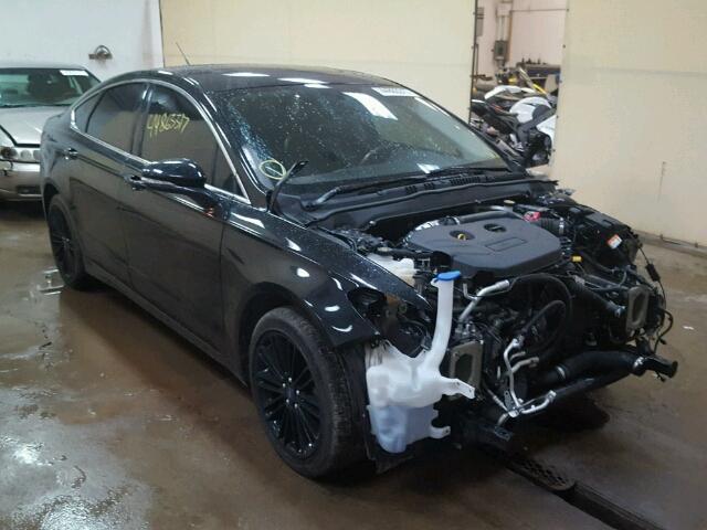 3FA6P0H97GR232071 - 2016 FORD FUSION SE BLACK photo 1