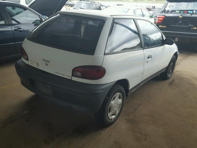 2C1MR2263S6776117 - 1995 GEO METRO BASE WHITE photo 4