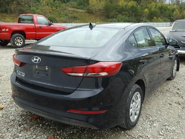 5NPD74LF6HH048136 - 2017 HYUNDAI ELANTRA SE BLACK photo 4