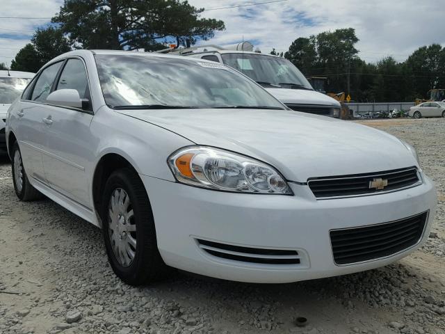 2G1WD5EM5A1253045 - 2010 CHEVROLET IMPALA POL WHITE photo 1