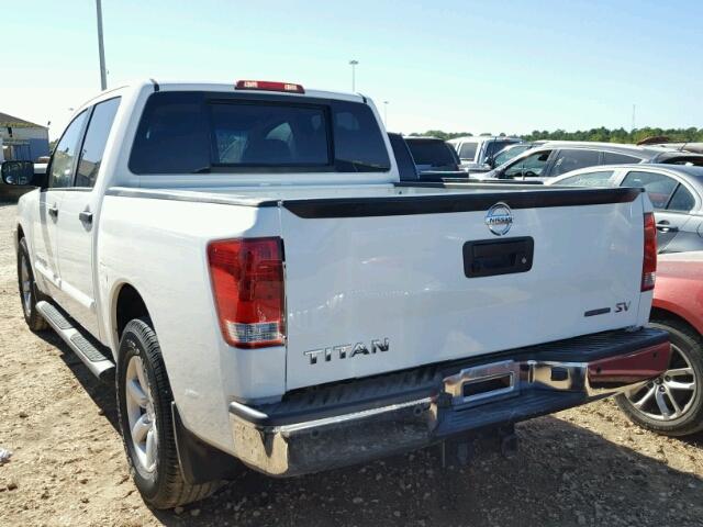 1N6BA0ED7EN508989 - 2014 NISSAN TITAN S WHITE photo 3