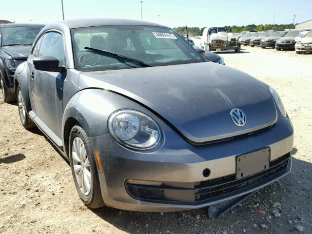 3VWFP7AT8DM654610 - 2013 VOLKSWAGEN BEETLE GRAY photo 1