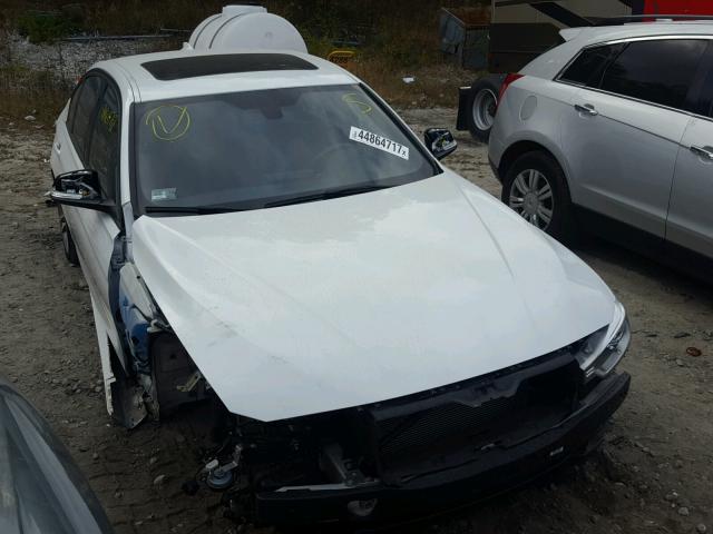 WBA3B9G57ENR90729 - 2014 BMW 335 WHITE photo 1