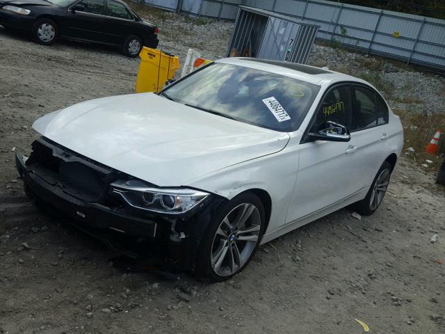WBA3B9G57ENR90729 - 2014 BMW 335 WHITE photo 2